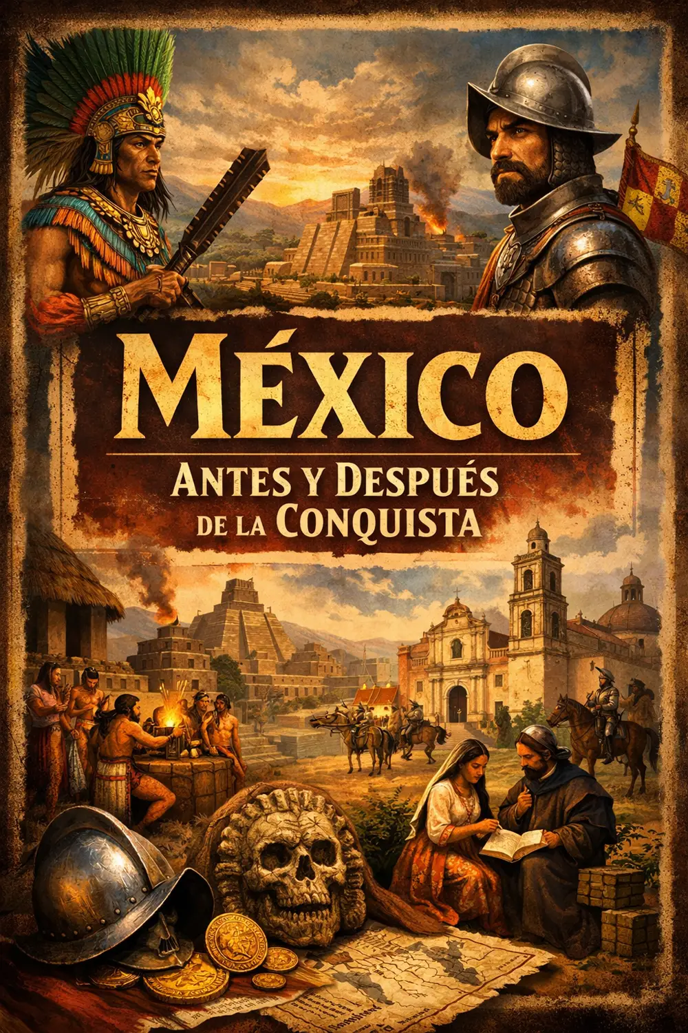 Mexico antes y después de la conquista